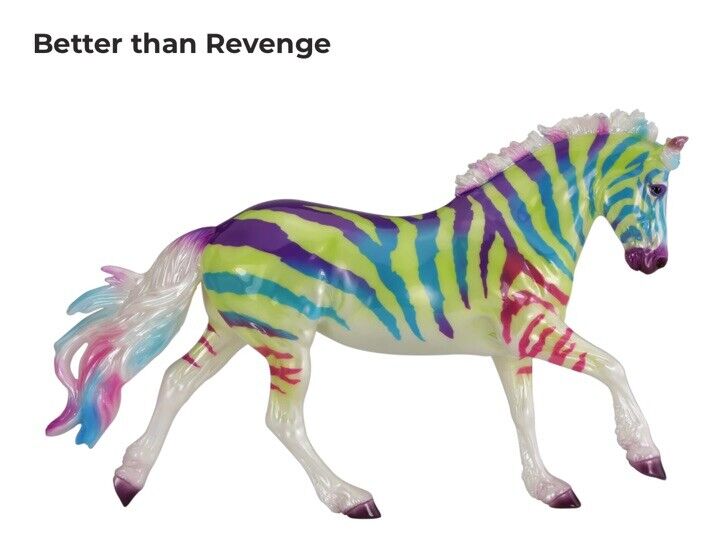 Breyerfest 2024 Decorator Better Than Revenge Presale Breyer Zebra Horse