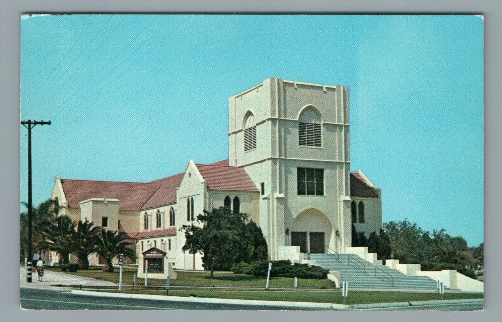 La Sierra Seventh-Day Adventist Church La Sierra CA Chrome Vintage Postcard