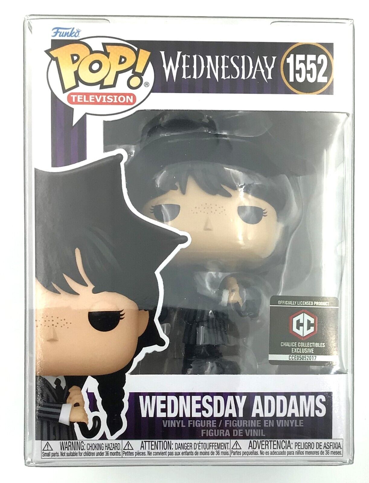 Funko Pop Wednesday Chalice Collectibles Wednesday Addams #1552 with Protector