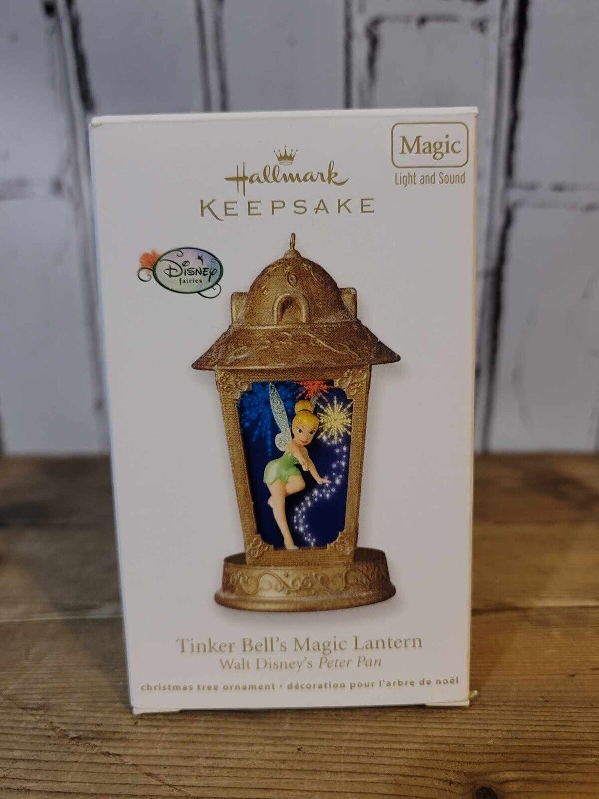 Hallmark Keepsake 2011 Christmas Ornament Peter Pan Tinker Bell's Magic Lantern