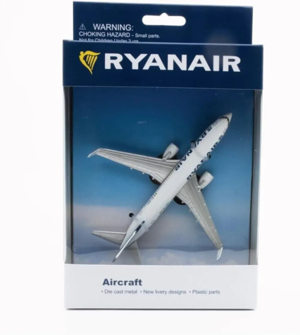 Ryanair - Boeing 737 - Single Diecast Plane - Daron - RT0011
