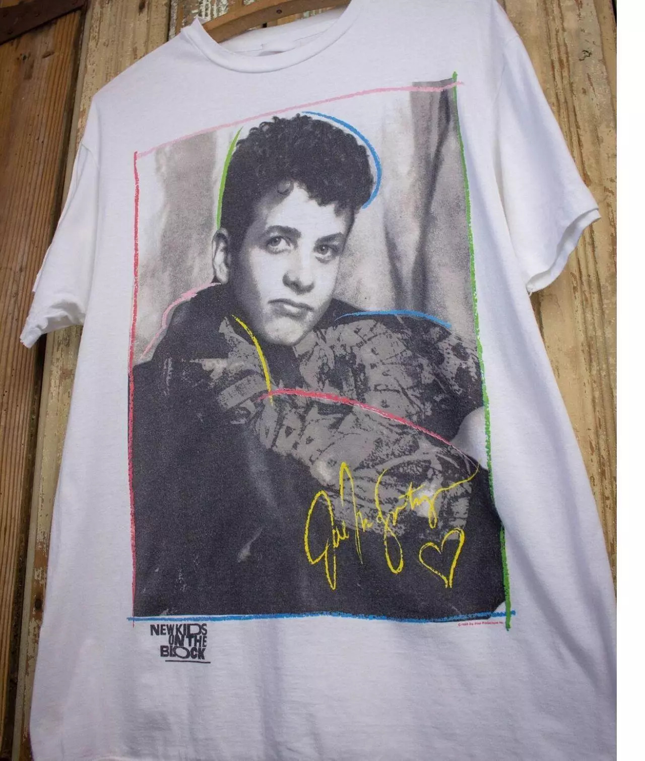 New Kids On The Block Joey McIntyre T Shirt Full Size S-5XL