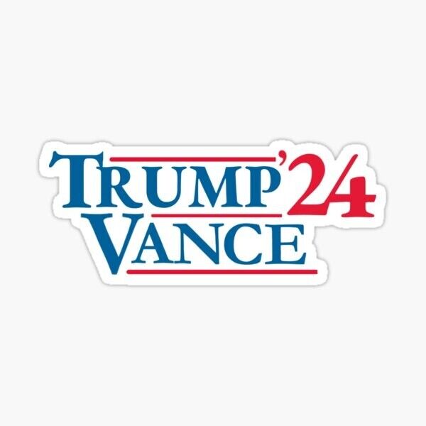 (3) pack- TRUMP  vance 2024  MAGA make America Great Again sticker pack