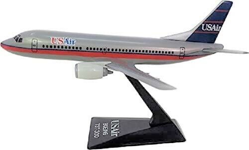 Flight Miniatures USAir Boeing 737-300 Silver Desk Display Model 1/180 Airplane