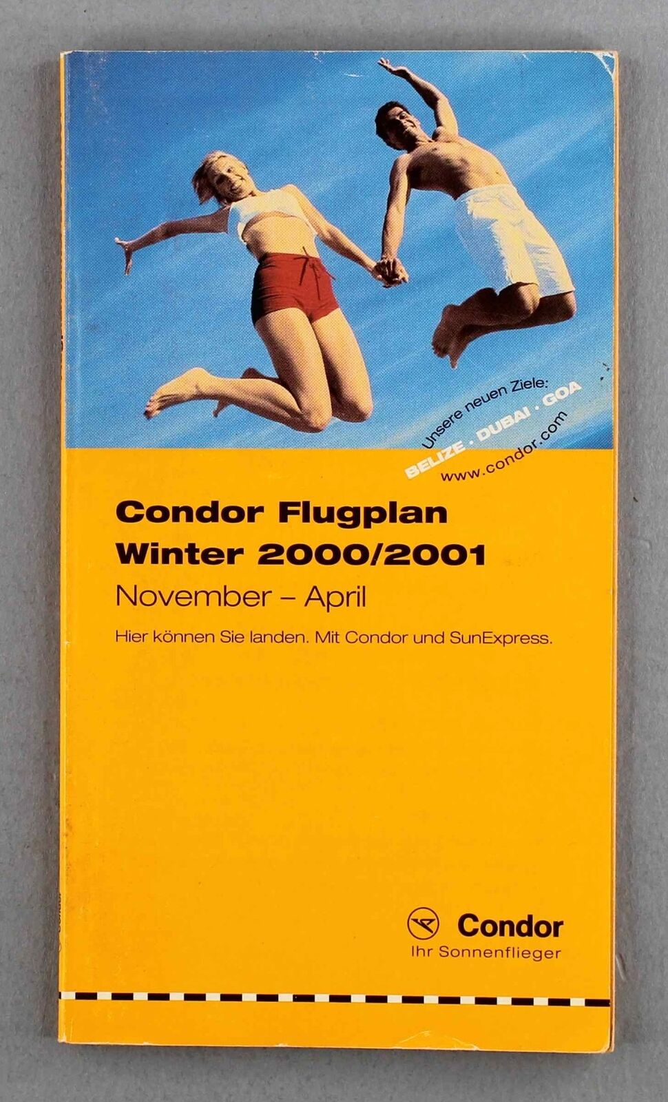 CONDOR AIRLINE TIMETABLE WINTER 2000/2001 FLUGPLAN A320 BOEING 757 767 SEAT MAPS