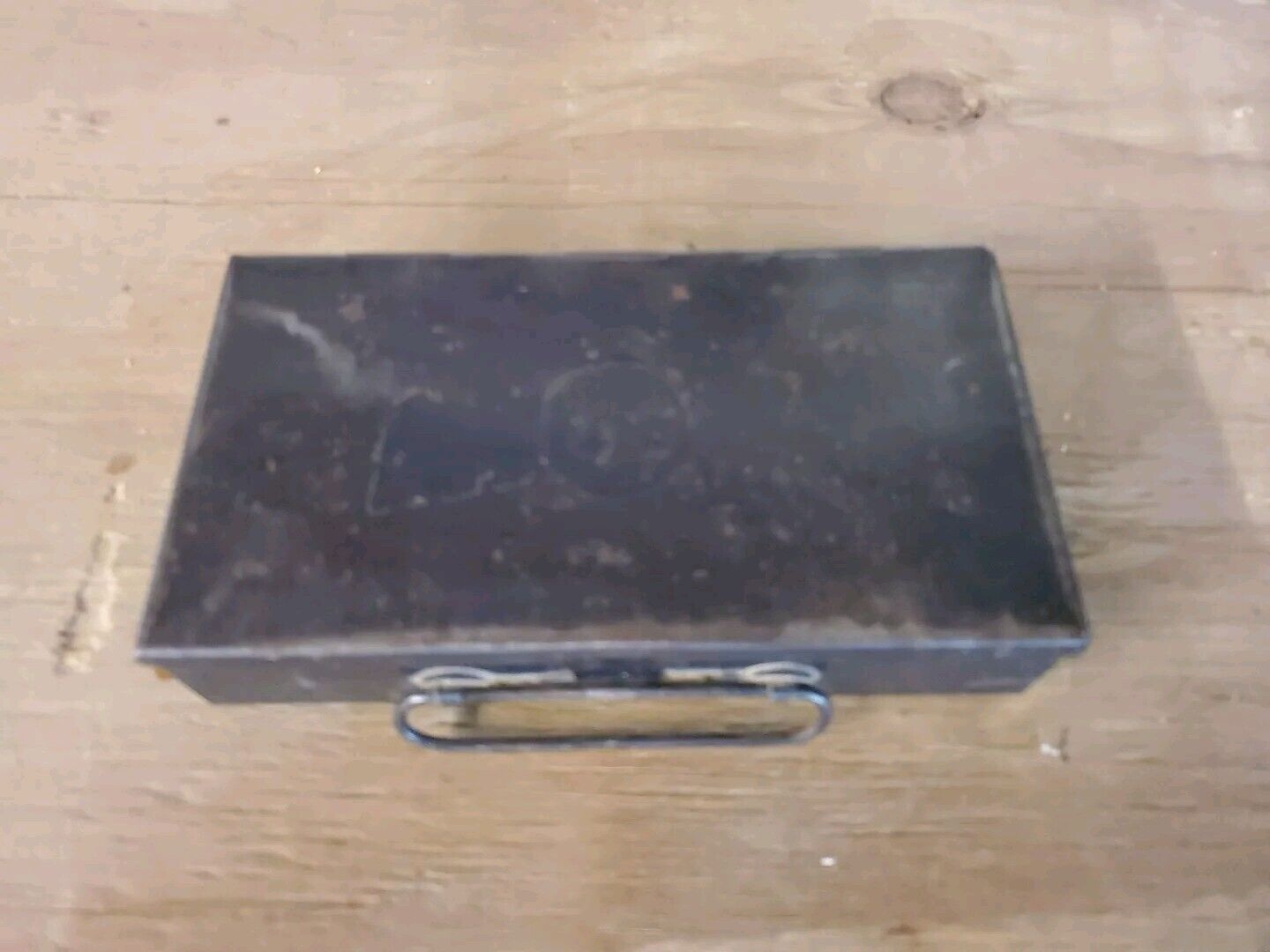 Vintage US ARMY MODEL 1911 PISTOL CLEANING BOX MILITARY METAL WW2