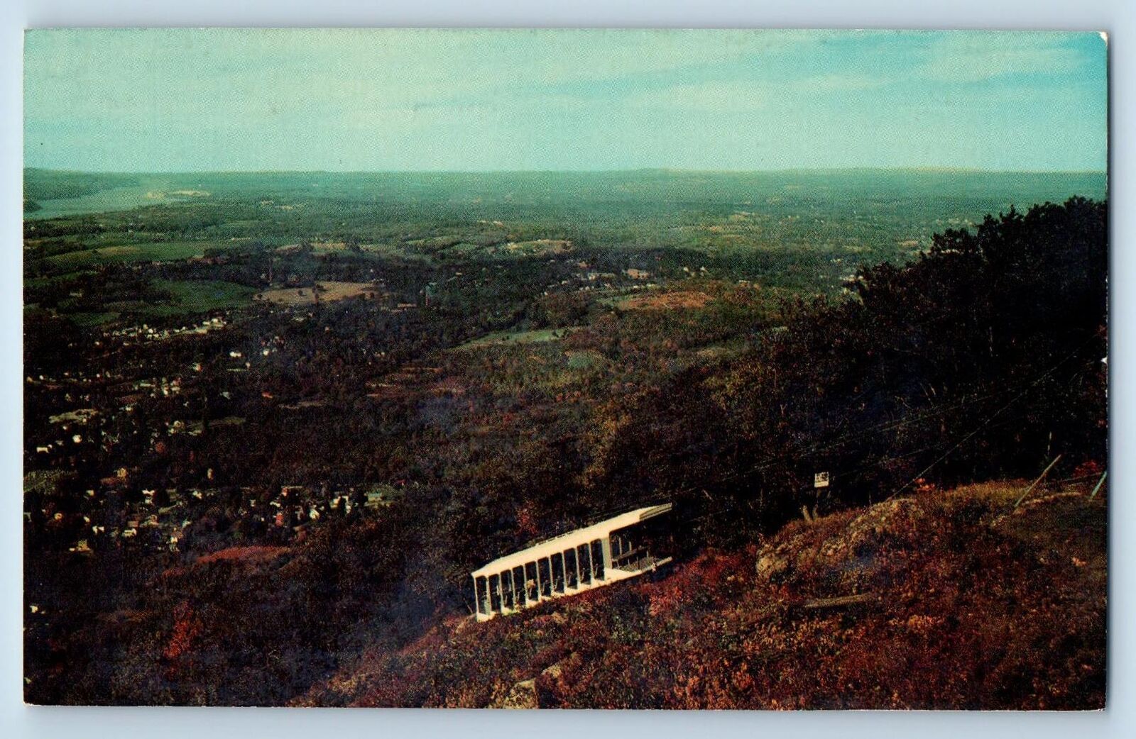 Beacon New York Postcard Mt. Beacon Steepest Point Of The Mt. Beacon c1960s