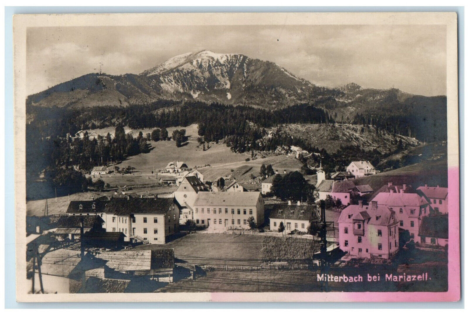 c1920's Mitterbach near Mariazell Lower Austria Austria RPPC Photo Postcard