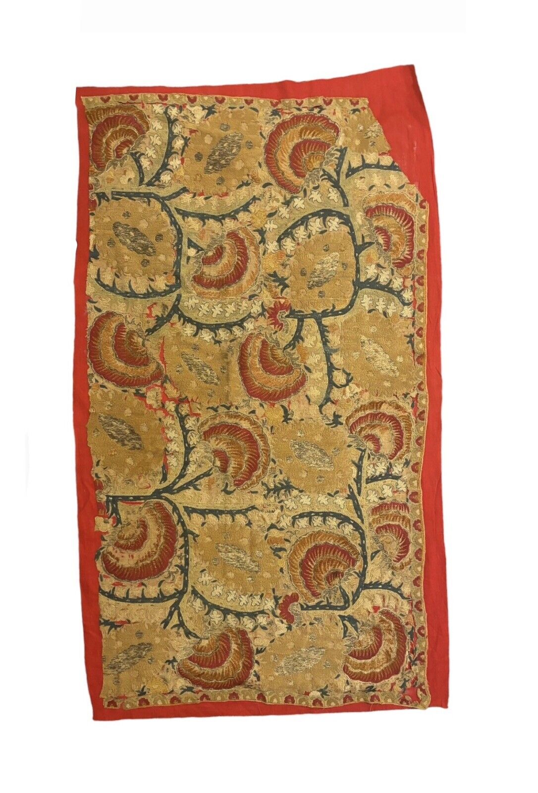 Beautiful Rare 18th Century Turkish Ottoman Embroidery 1749