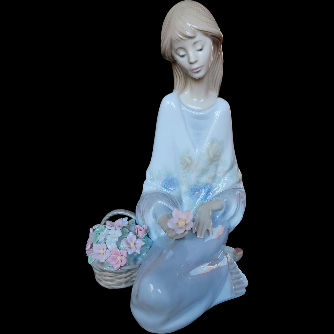 Lladro Museum Collector Society Figurines Flower Song Gloss Figurine Collectible