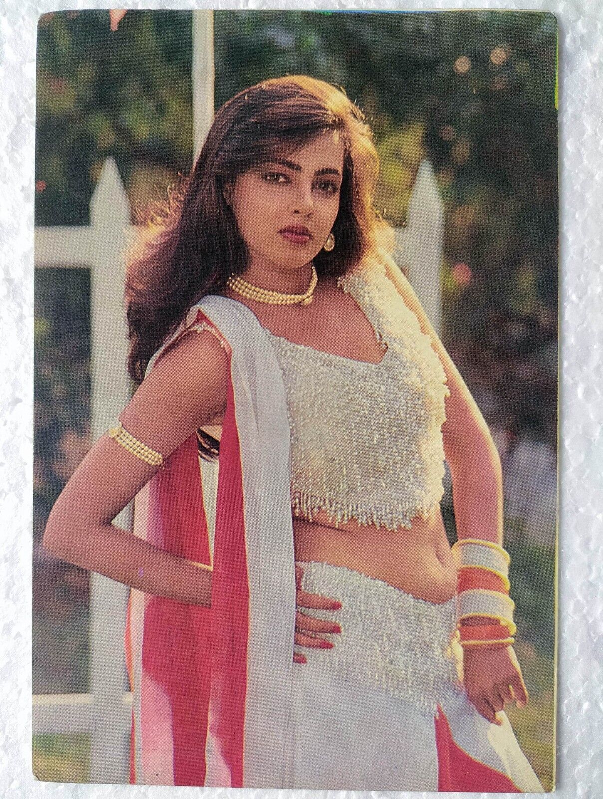 Bollywood Sexy India Actor Mamta Kulkarni Rare Old Original Postcard Post card