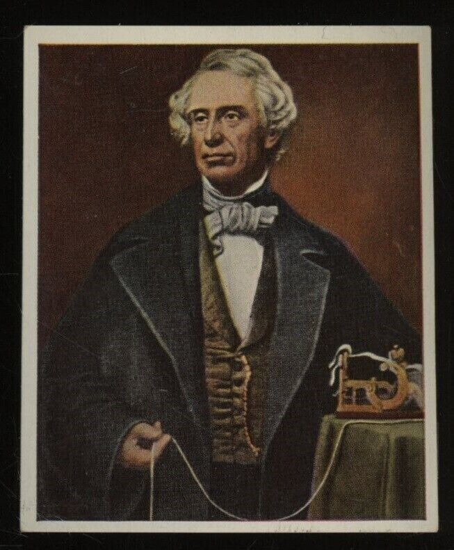 Excellant 1934 Eck Chastein Halpaus #161 Samuel Morse & bonus cards added always