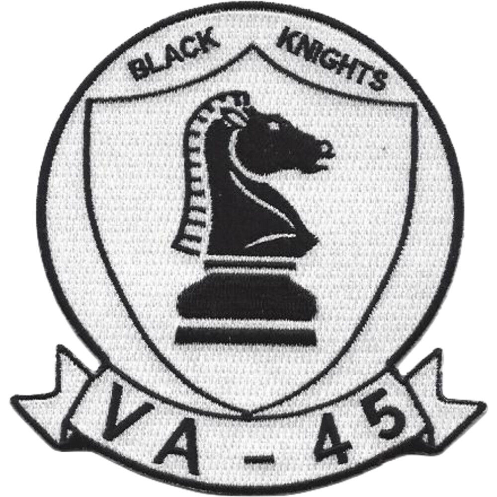 VA-45 Attack Squadron Forty Five-Black Knights Patch