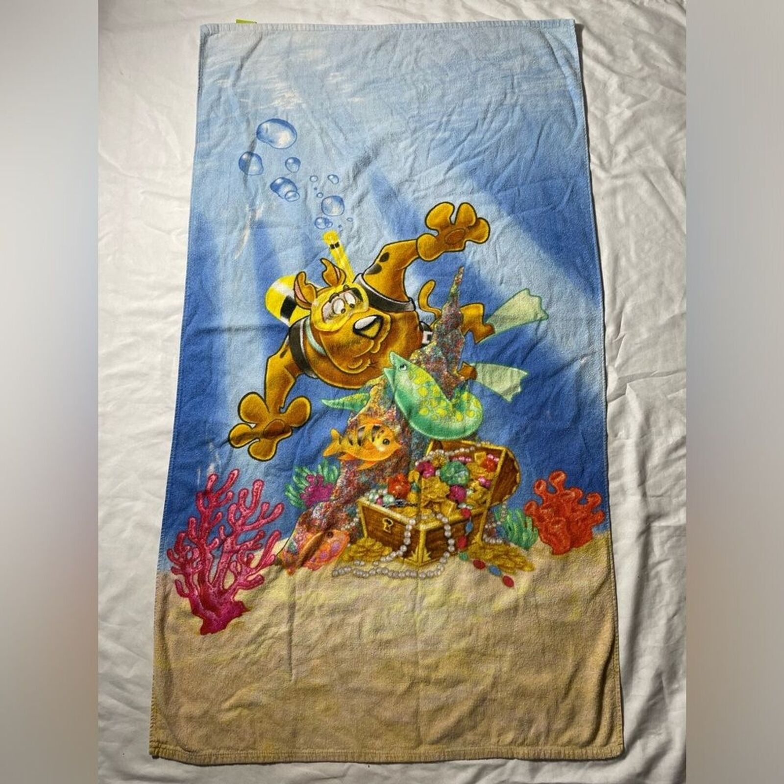 Vintage Scooby Doo Underwater Sea Beach Towel