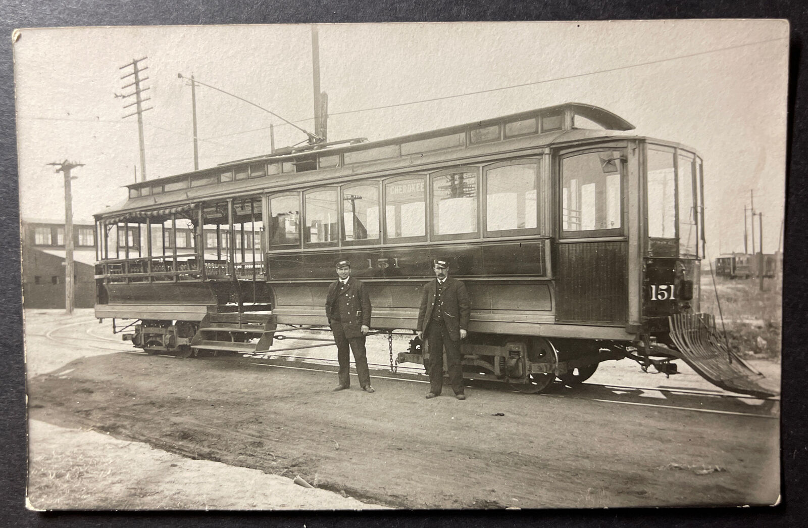 Open Air Sight Seeing Trolley #151 RPPC CYKO