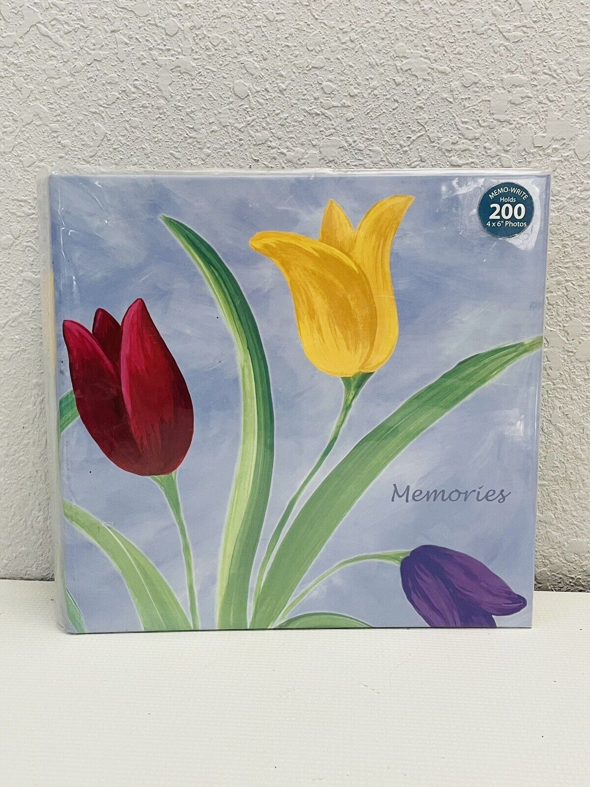 Floral Memories Photo Album - Holds 200 Pictures - Brand New