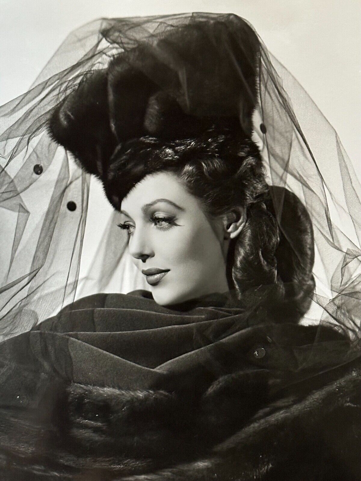 LORETTA YOUNG  In Gorgeous Original Photograph By Hurrell Circa 1941