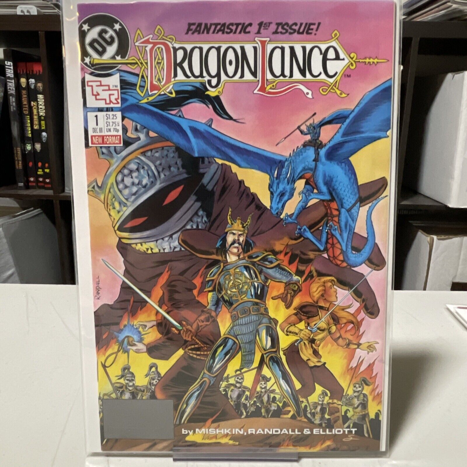 DRAGONLANCE #1 (DC COMICS 1988) TV SERIES MANGANIELLO NM+ HTF