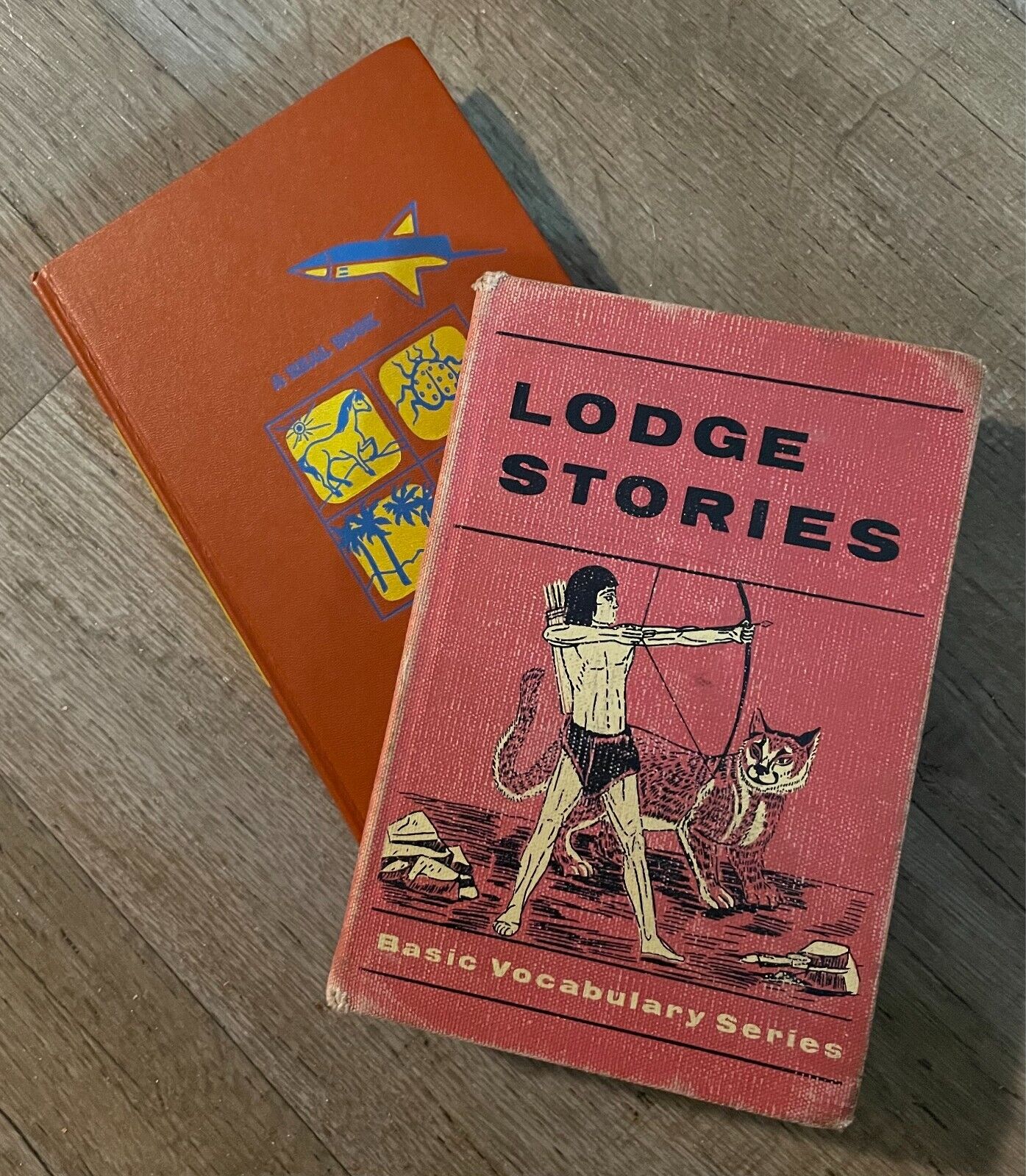 2 SWEET VINTAGE NATIVE AMERICAN BOOKS-LODGE STORIES; THE REAL BOOK ABOUT INDIANS