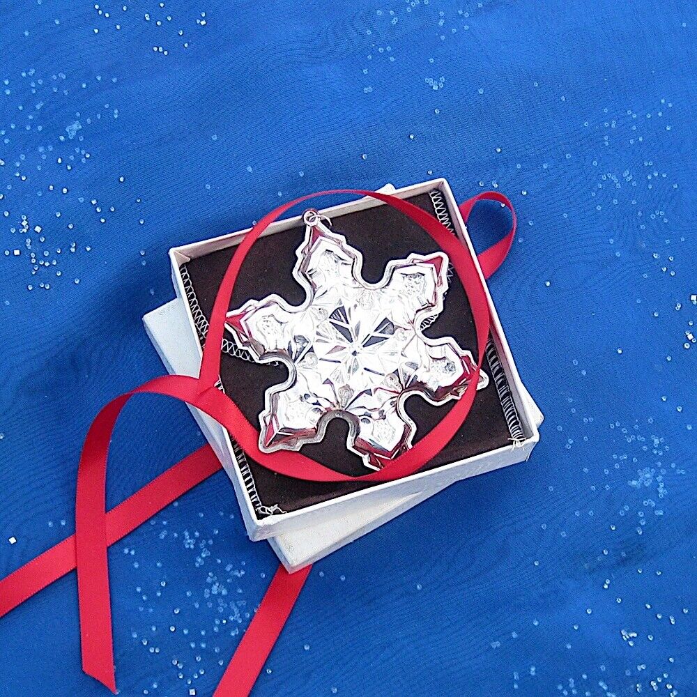 NEW • Gorham 1975 SNOWFLAKE Sterling Silver Christmas Ornament 6th Ed