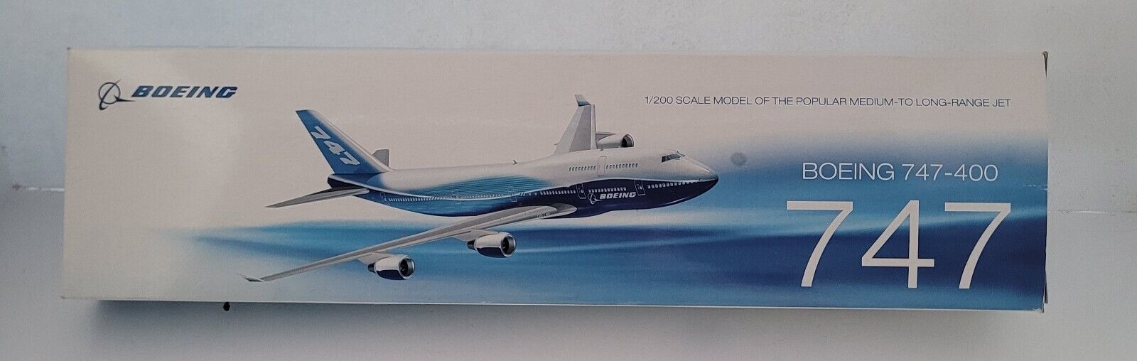 Flight Miniatures Boeing 747-400 Plastic Snap/fit Model 1:200 Scale Inflight