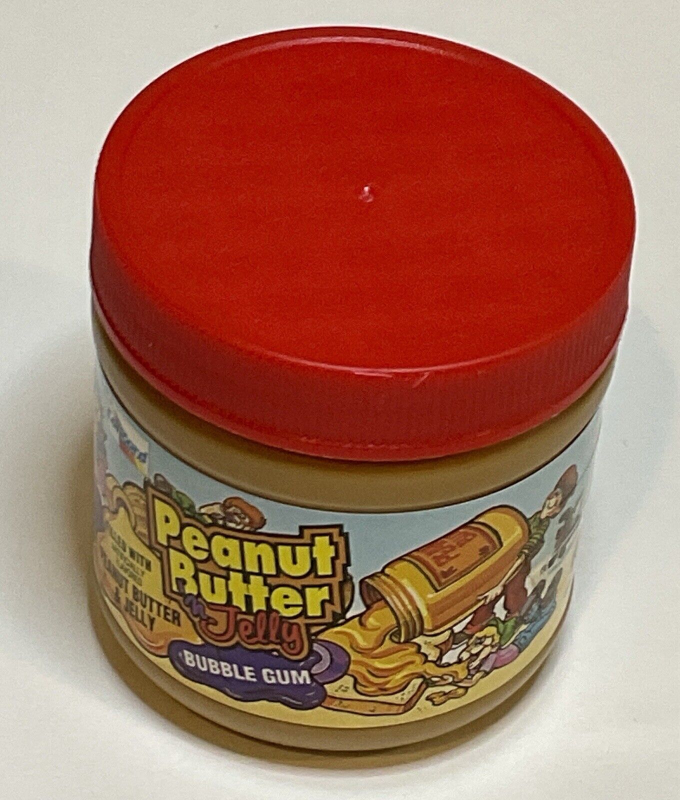 Vintage 1992 Concord PEANUT BUTTER & JELLY Jar Bubble Gum Container
