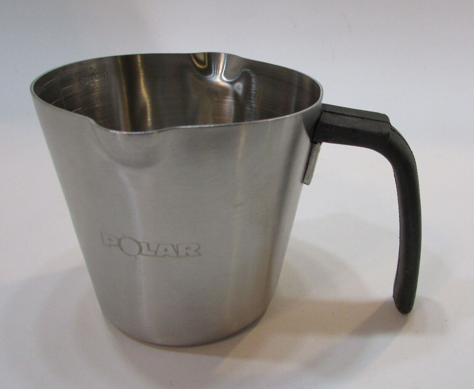Vintage 1990's Polar Stainless Steel 1-3/4 Cup (450ml) Measuring Cup Pitcher
