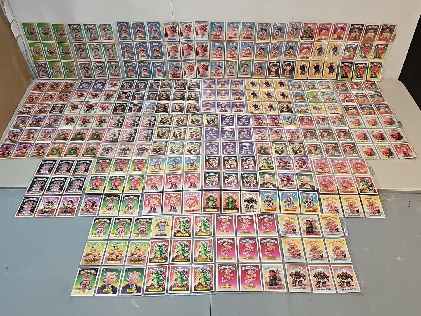 VINTAGE RARE Lot of 306 MINT Garbage Pail Kids Cards IN PLASTIC 