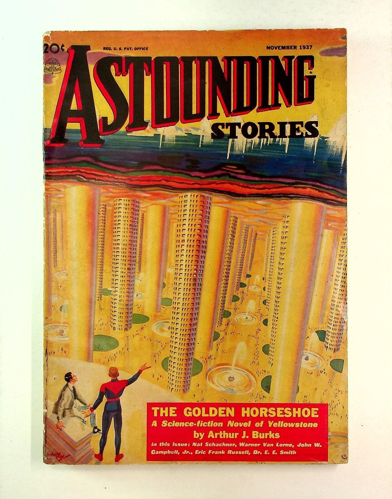 Astounding Stories Pulp Nov 1937 Vol. 20 #3 VG