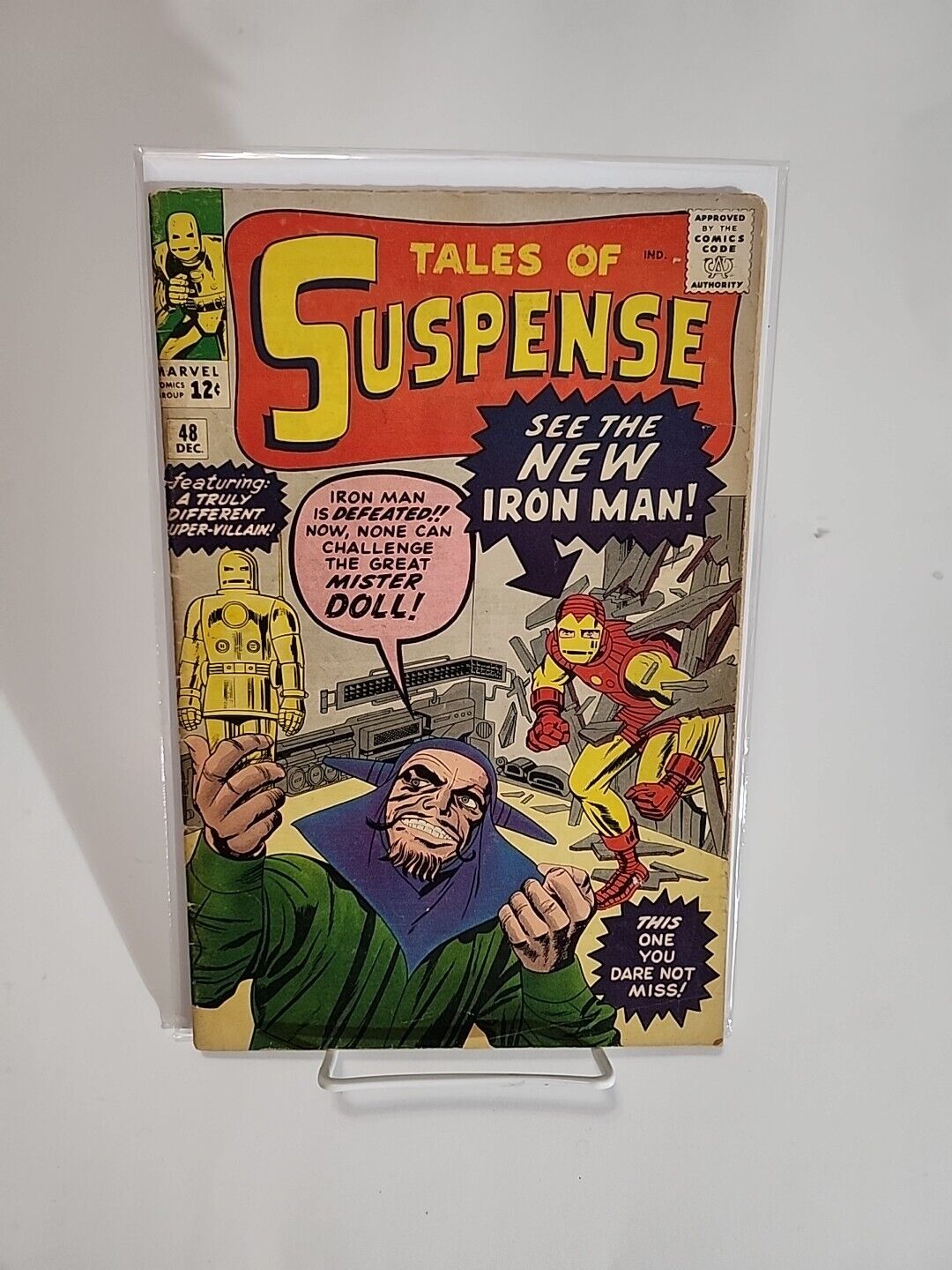 TALES OF SUSPENSE #48 (Marvel 1963) 1ST APPEARANCE OF RED & GOLD IRON MAN