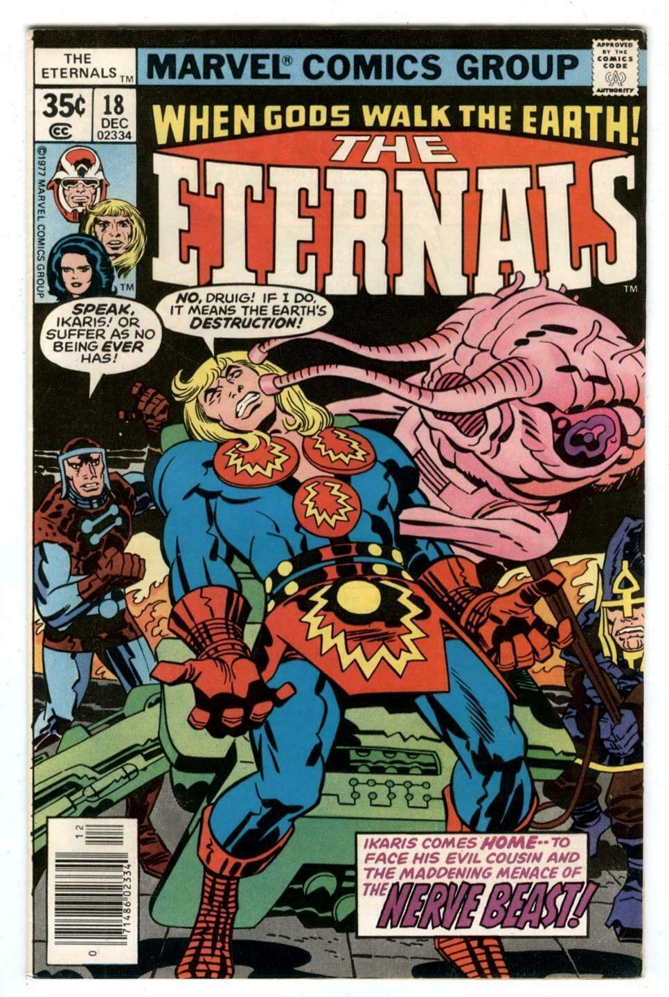The Eternals # 18 1st Ziran & Tiamut Marvel Comics 1977 Jack Kirby Vf