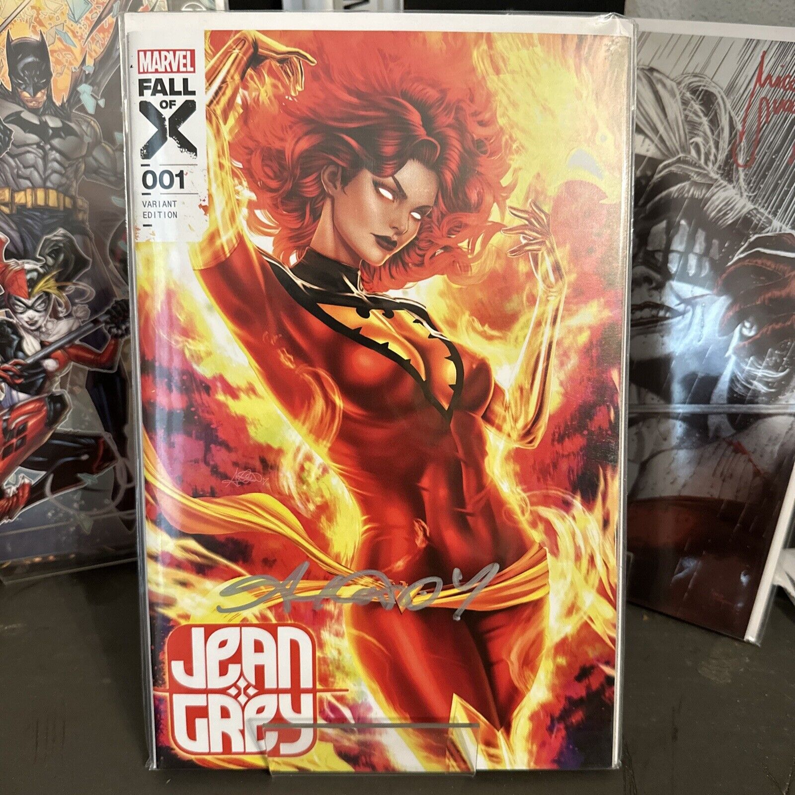Jean Grey 1 Signed by Ariel Diaz Shared Exclusive Trade Variant [2023] No Coa