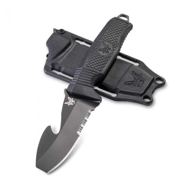 Benchmade Knives H2O Dive 112SBK-BLK Black N680 Black Rubber