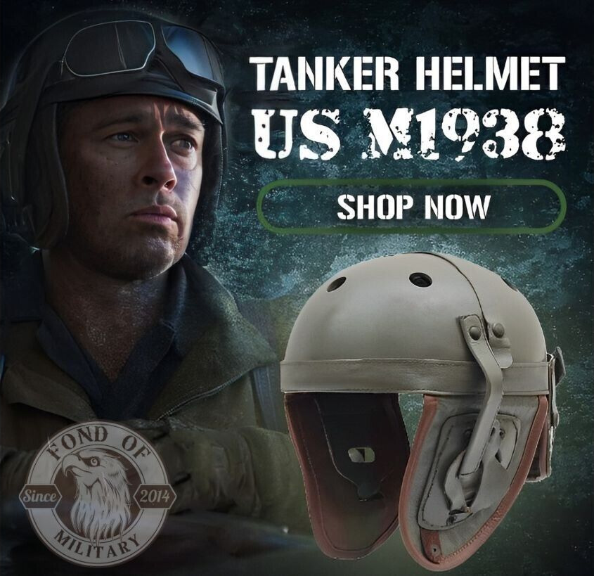 US M1938 Tanker Helmet WWII US Tanker Jeep Helmet World\'s Best Selling Replica