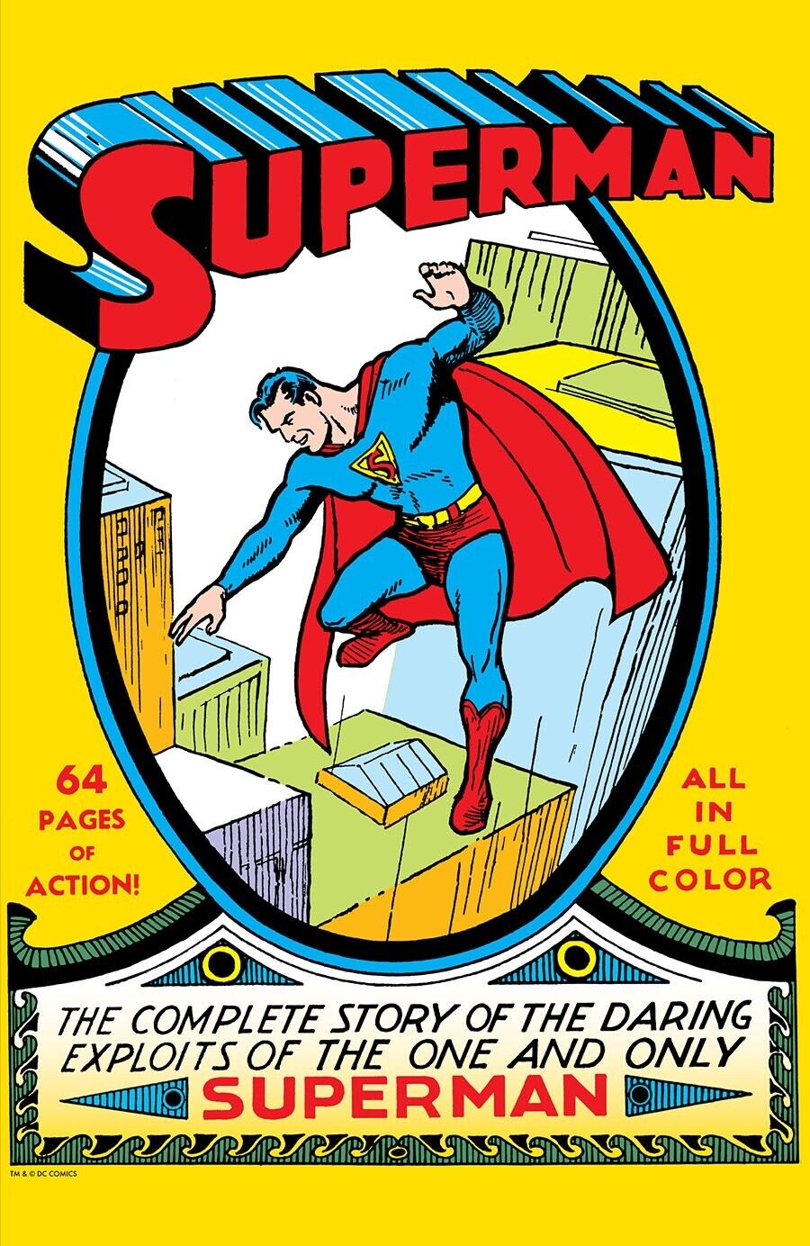 SUPERMAN 1 FACSIMILE EDITION NM 2022 DC COMICS 1939 CLASSIC REPRINT