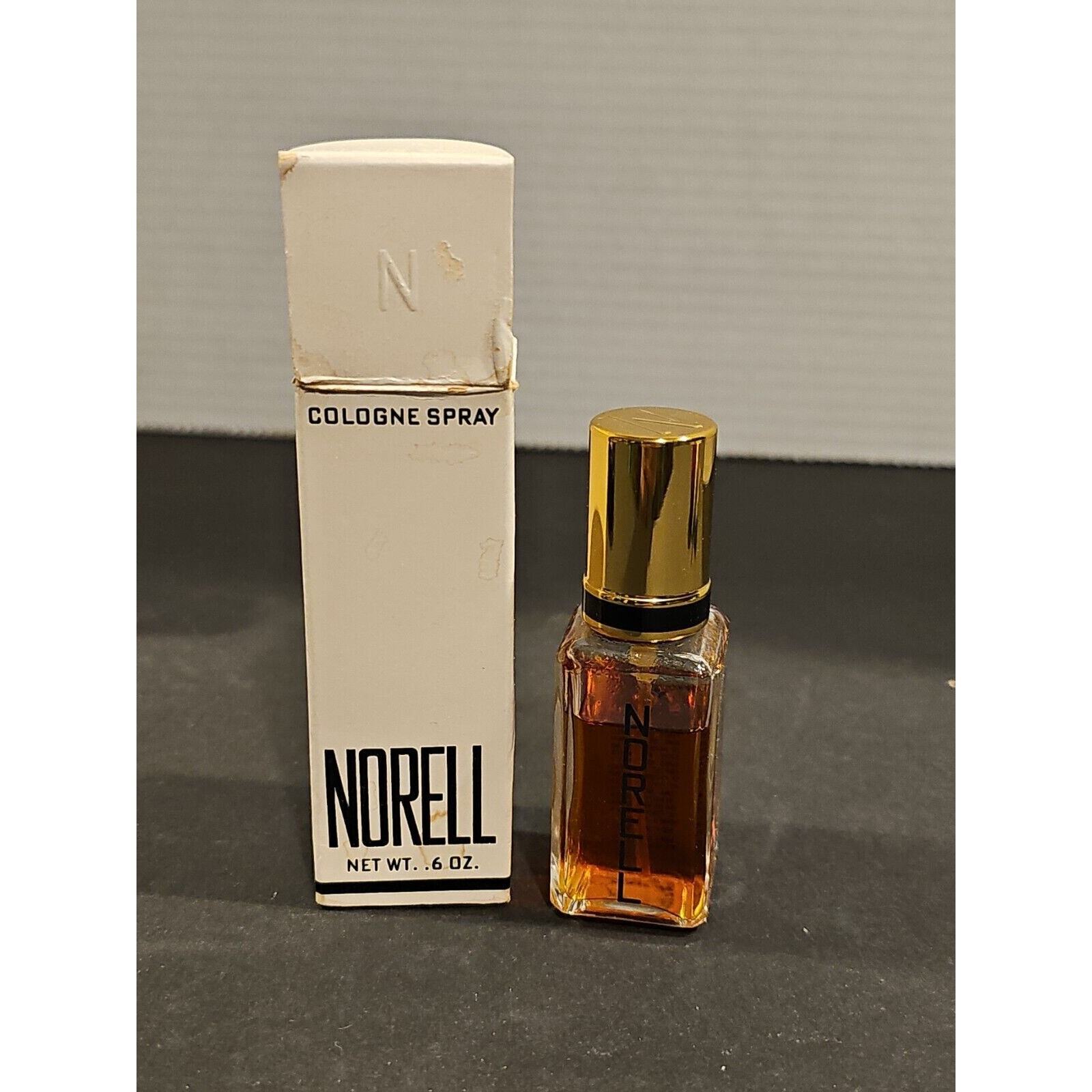 Norell Cologne Spray For Women Pre-Owned in .6oz Bottle Vintage Box Partial 