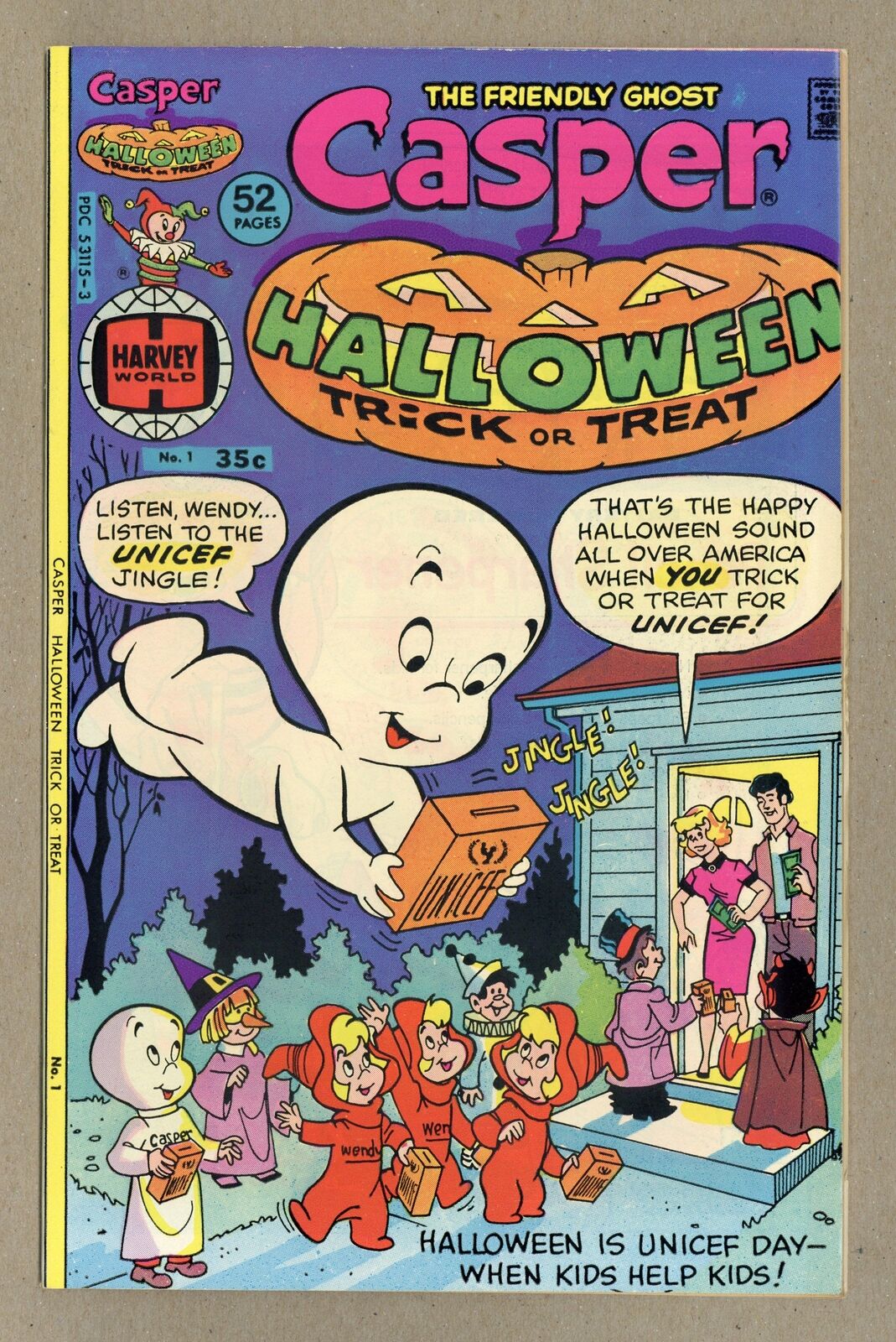 Casper Halloween Trick or Treat #1 FN+ 6.5 1976