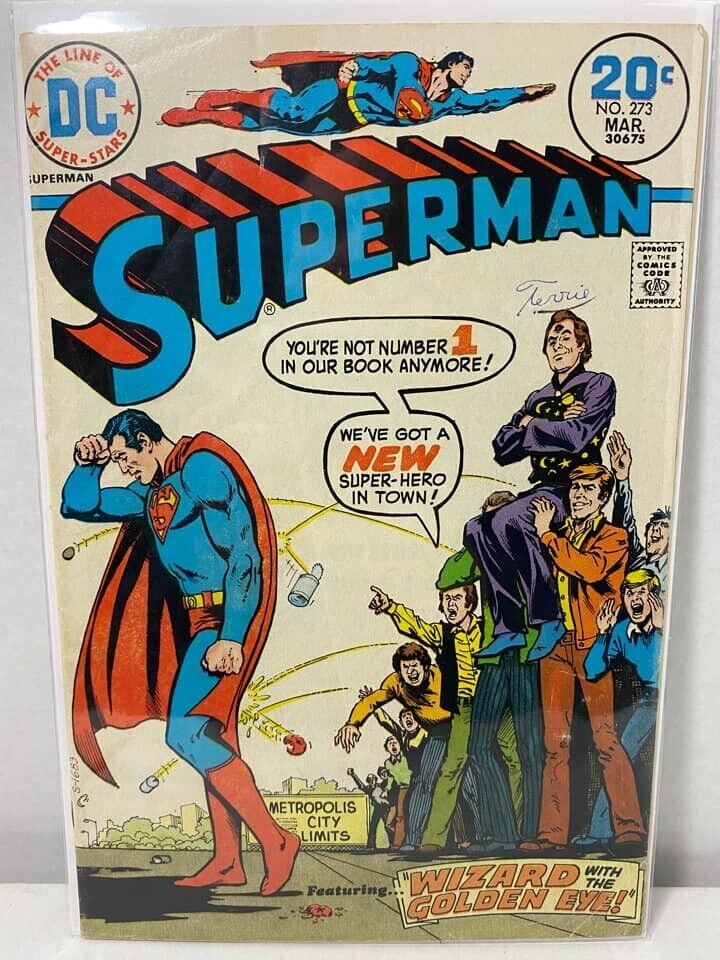 33989: DC Comics SUPERMAN #273 Fine Minus Grade
