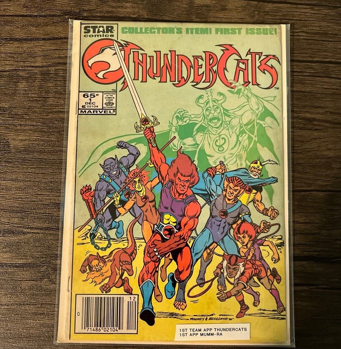 Thundercats #1 Star Comics 1st App Lion-O / Mumm-Ra / Cheetarah / Snarf - 1985