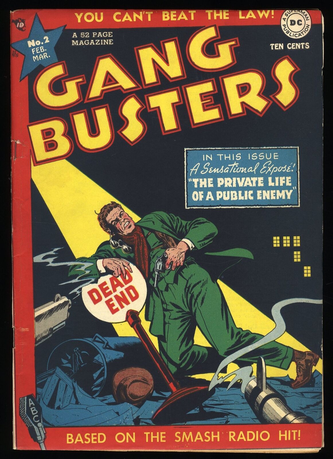 Gang Busters #2 FN- 5.5 DC Comics 1948