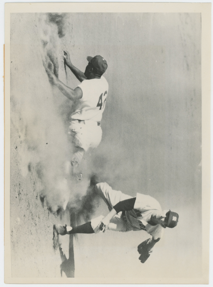 Jackie Robinson 1953 World Series Original Vintage Photo New York Yankees 26799