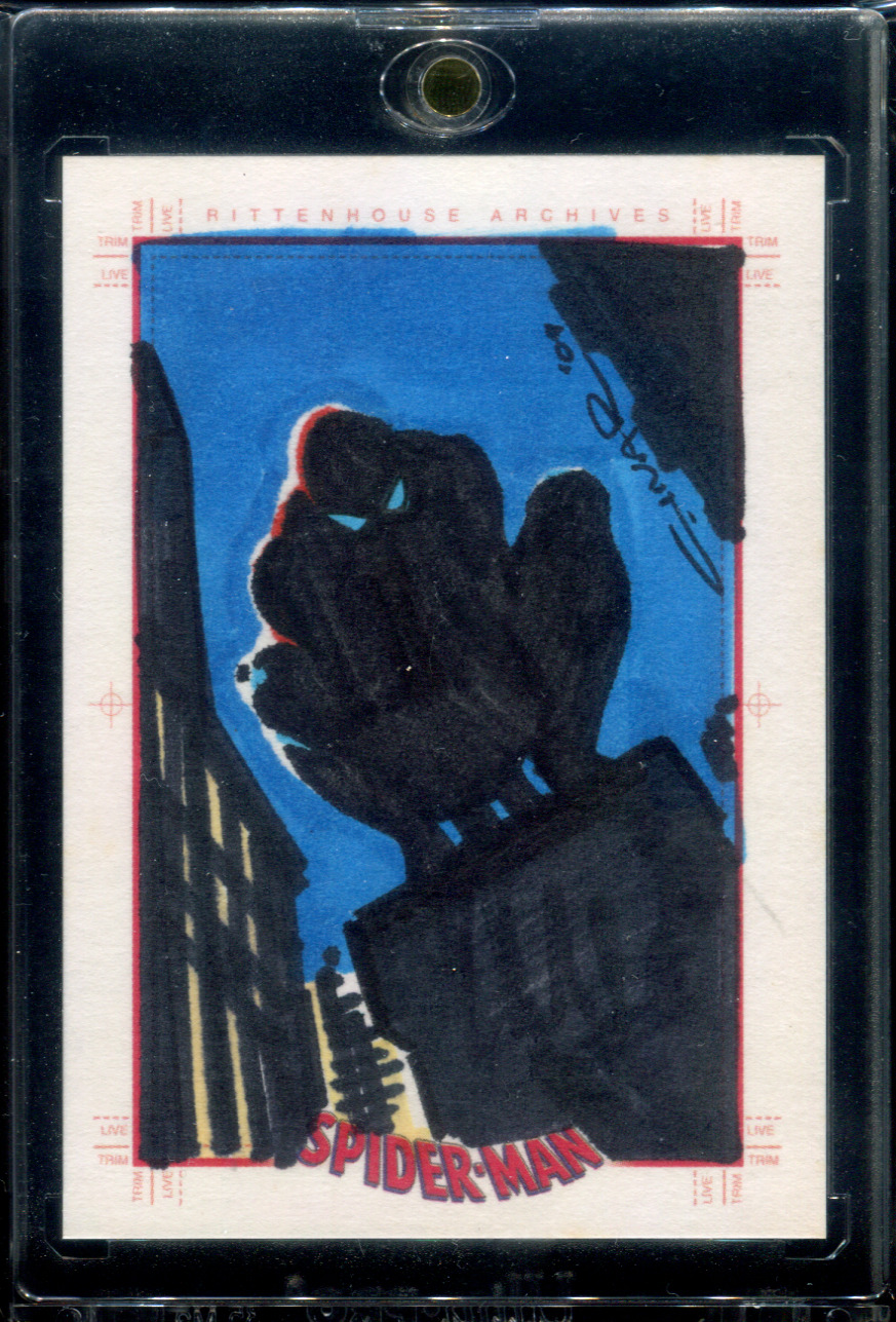2009 Rittenhouse Spider-Man Archives SPIDER-MAN Sketch Card by YILDIRAY CINAR