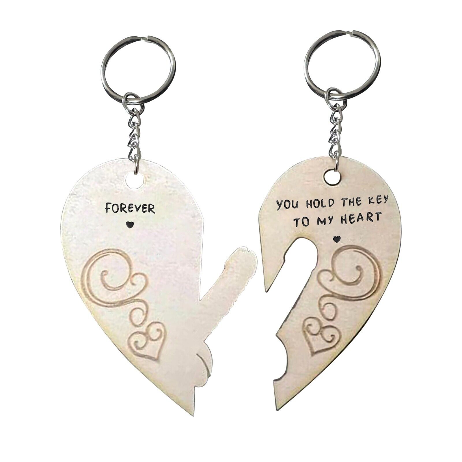 Couple Keychains You Hold The Key To My Heart Keychains Valentine's Day Gifts