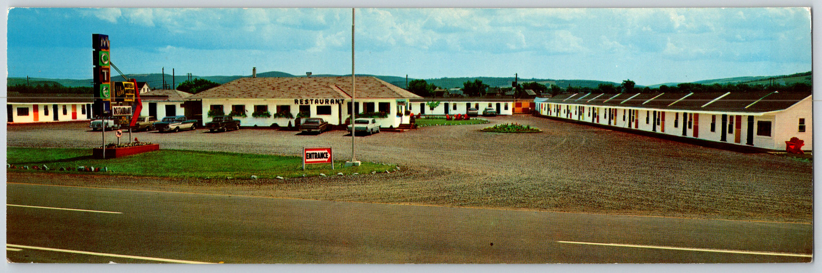 c1960s Valley Motel Restaurant Sussex New Brunswick Canada Bookmark Postcard