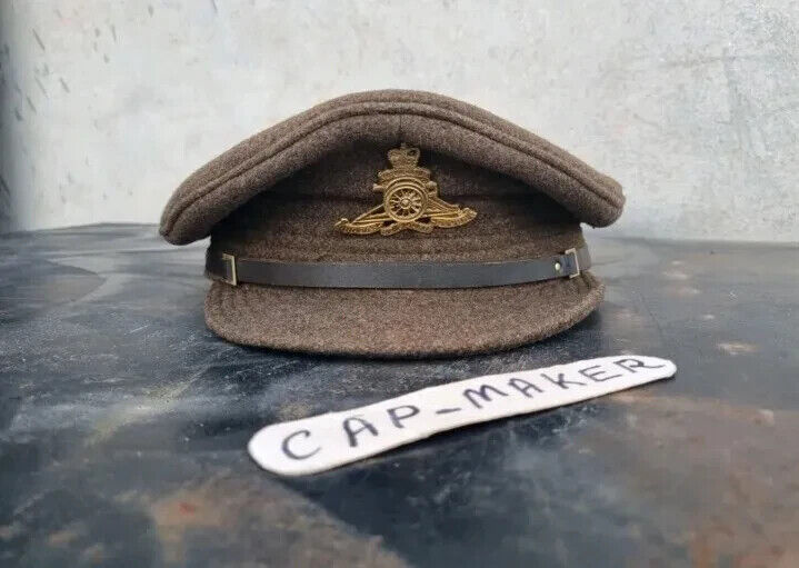 BRITISH 1918 DATED WW1 OTHER RANKS WOOL TRENCH CAP ROYAL ARTILLERY