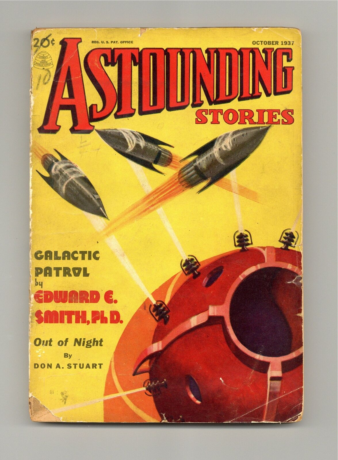 Astounding Stories Pulp Oct 1937 Vol. 20 #2 FR