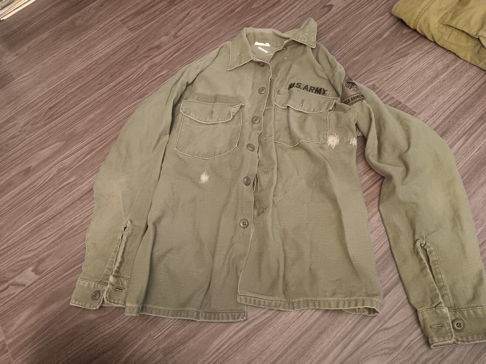 Vintage US Army Shirt Jacket Vietnam Era 1975 Uniform
