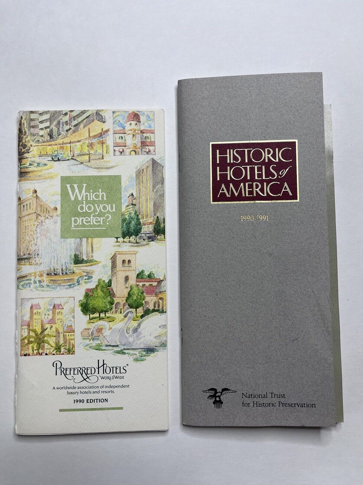 Historic Hotels of America & Preferred Hotels Booklets Travel Guides 1990s