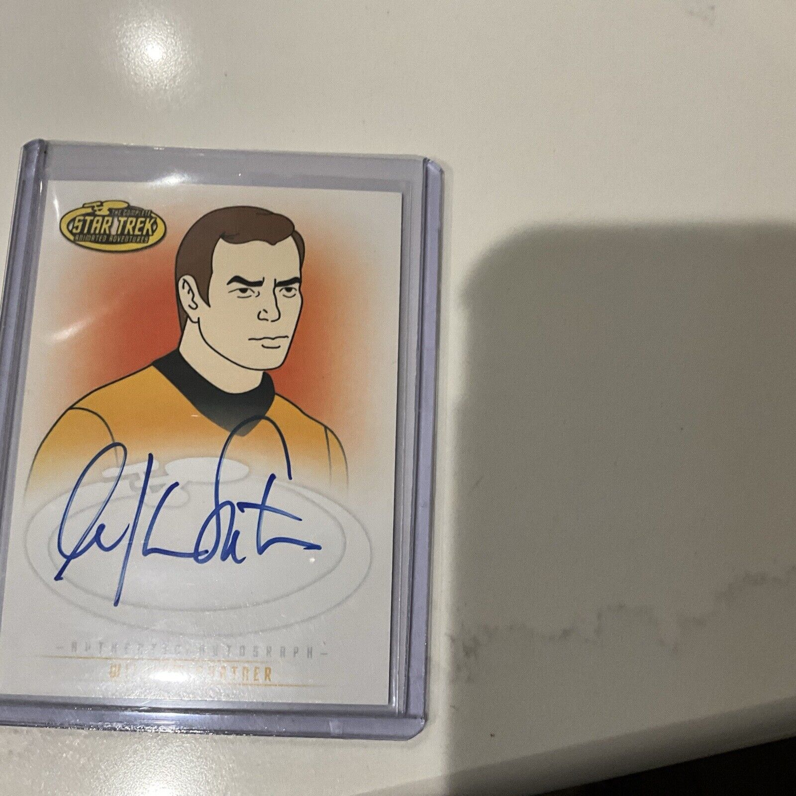 2003 The Complete Animated Adventures A1 Autograph William Shatner Card