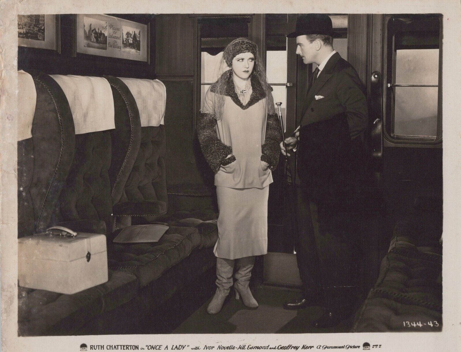 Ruth Chatterton + Geoffrey Kerr in Once a Lady (1931) 🎬⭐ Vintage Photo K 294